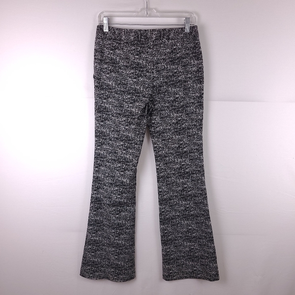 BCBGeneration Flare Leg Black White Pants Size 6 - Picture 2 of 6